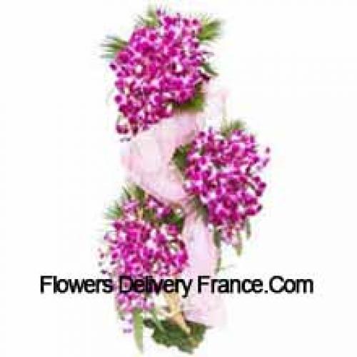 Pink Orchids Exotic Tall Arrangement