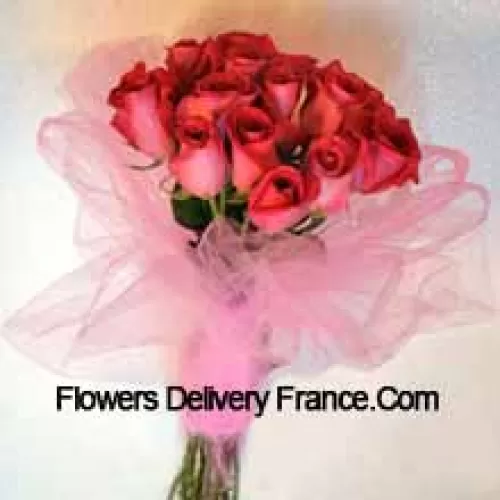 Bouquet de 11 roses rouges