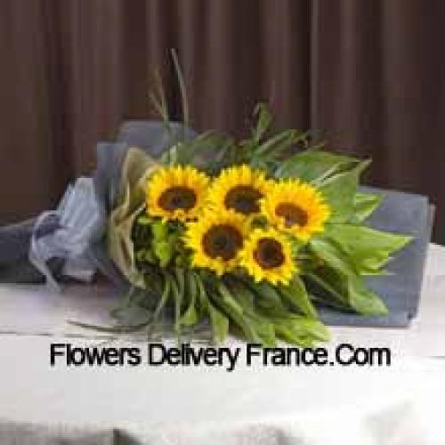 Bouquet de tournesols sélectionnés