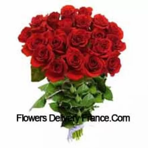 Mazzo di 25 rose rosse