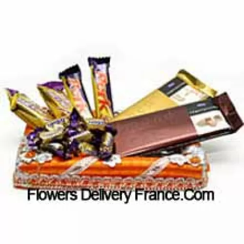 Cadeauverpakt Assortiment Chocolade (Dit product moet worden vergezeld van de bloemen)