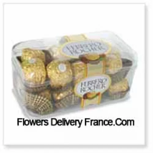 16 pezzi di Ferrero Rocher (Questo prodotto deve essere accompagnato dai fiori)